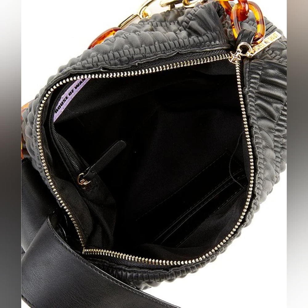 House of Want We Are Thoughtful Vegan Leather Shoulder Bag - Picture 2 of 10